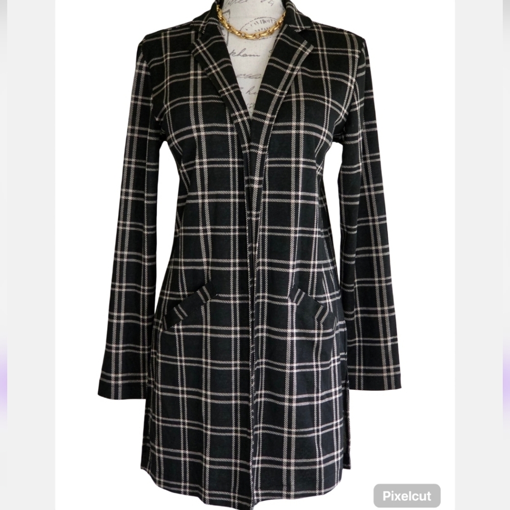 Windowpane Plaid Jacket.